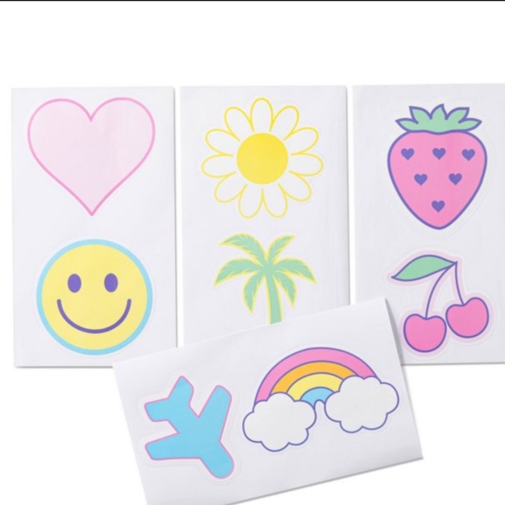 Limited edition NIB Stoney Clover Lane X Target 8 ct large vinyl icon stickers